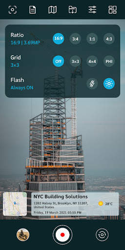 GPS video camera: Video stamp & watermark on video screenshot 4