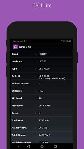 CPU Lite screenshot 1