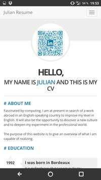 My CV screenshot 2