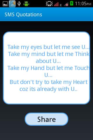 SMS Quotes Collection 3 تصوير الشاشة
