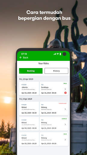 Bussr - Aplikasi Pemesanan Tiket Bus di Indonesia screenshot 6