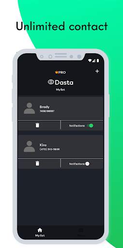 Dasta - last seen online tracker for Whatsapp screenshot 1