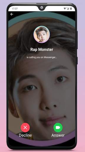 BTS Video Call and Chat Simulator, for K-pop screenshot 1
