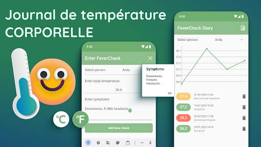 Suivi température corporelle screenshot 1