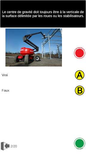 Examen CACES : Test CACES/AIPR screenshot 8