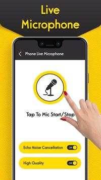 Live Phone Microphone – Mic Announcement & Speaker screenshot 2