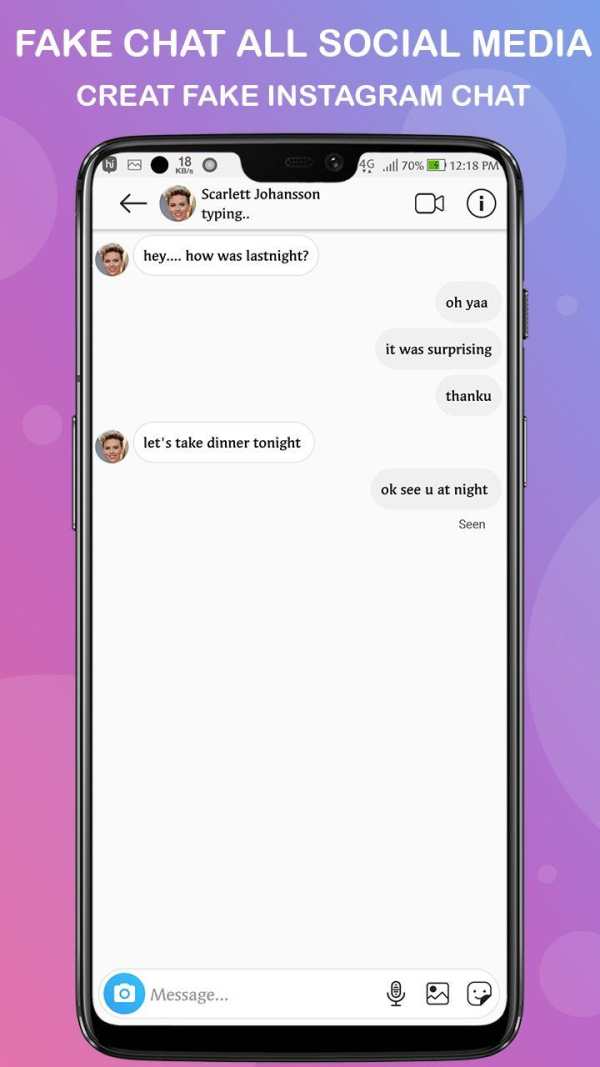Fack Chat Prank: All In One screenshot 5