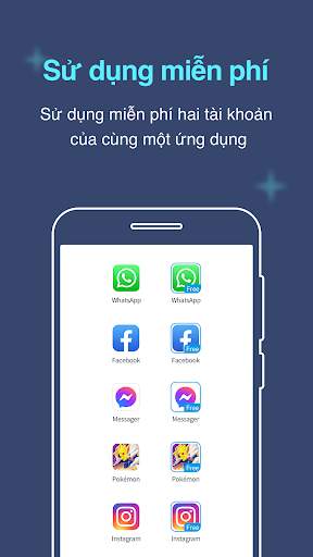 Nhiều tài khoản Không gian kép screenshot 2