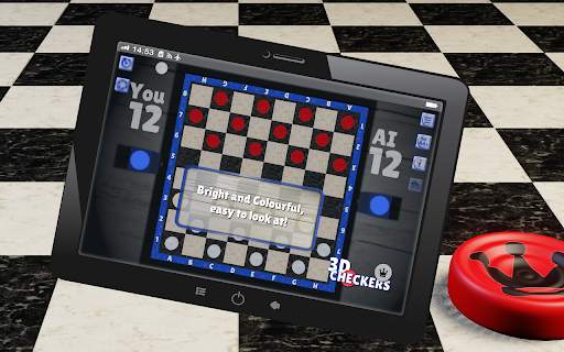 Checkers 3D Board Game स्क्रीनशॉट 8