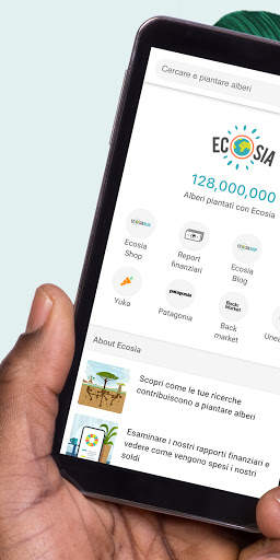 Ecosia: Naviga e pianta alberi screenshot 1