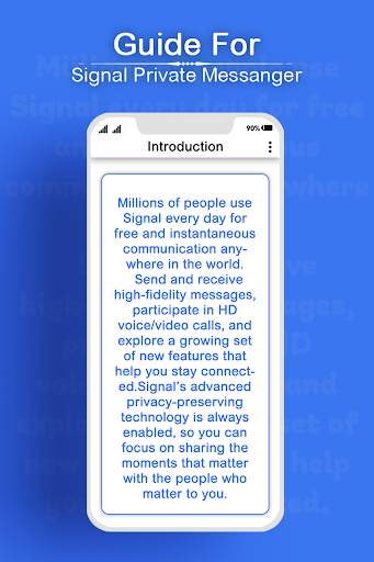 Guide For Signal Private Messenger screenshot 3