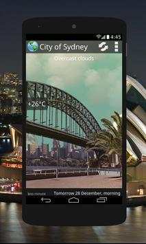 Animated Weather Widget, Clock screenshot 2