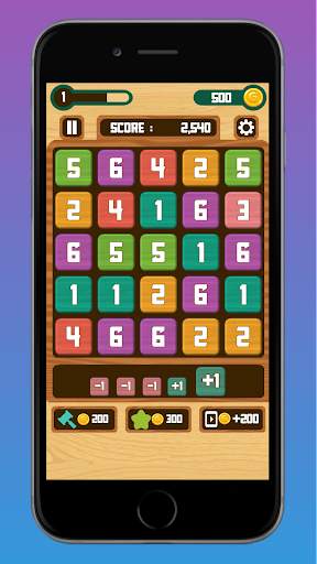 NumPlus! Merge Number Blocks Puzzle screenshot 2