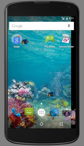 Aquarium live wallpaper screenshot 2