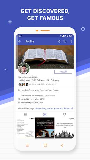 YourQuote — Writing App screenshot 8