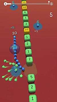Snake Balls vs Blocks 3D screenshot 8