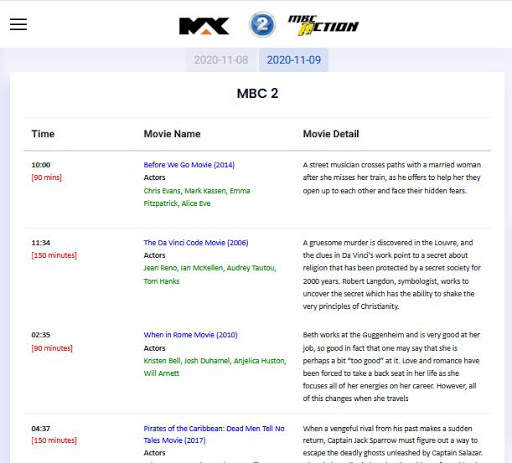 MBC TV GUIDE screenshot 3