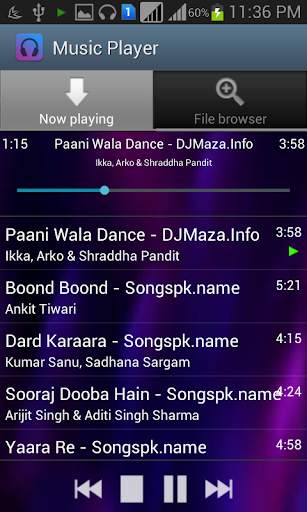 Music Player screenshot 4