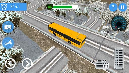 Mountain Bus driving simulator screenshot 1