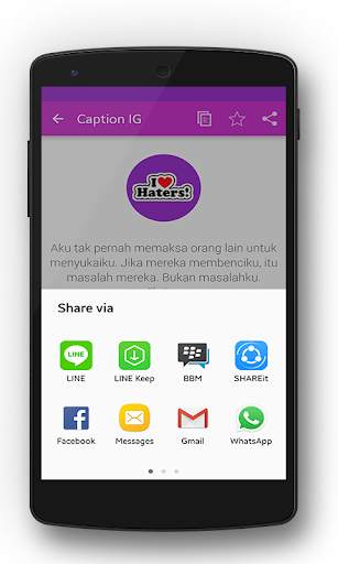 Caption IG Keren screenshot 3