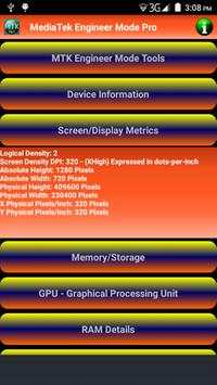 MediaTek Engineer Mode Pro screenshot 2