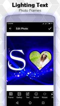 Lighting Text Photo Editor screenshot 5