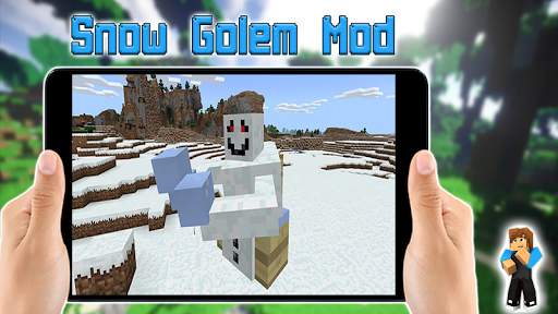 Snow Golem Mod for Minecraft PE screenshot 1