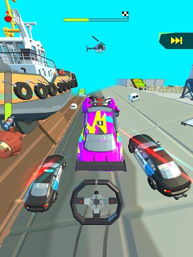 Crazy Rush 3D - Araba Yarışı screenshot 11