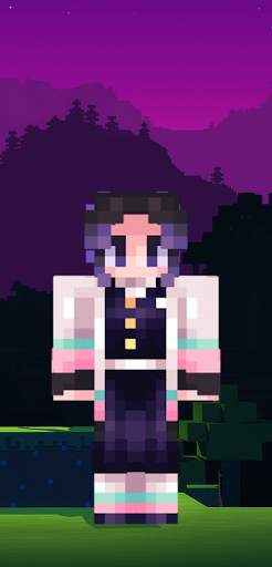 Demon Slayer Minecraft Skin screenshot 5