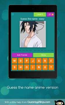 Guess the name anime version screenshot 16