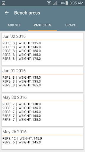 Lift Tracker screenshot 5