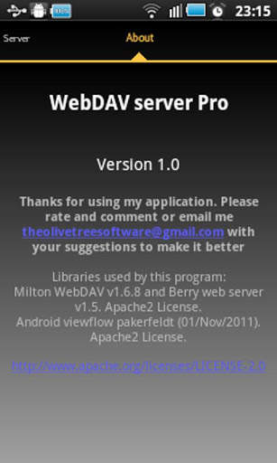 WebDAV Server screenshot 4