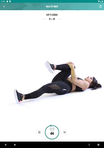 Exercícios para dores nas costas Fitness Coach screenshot 11