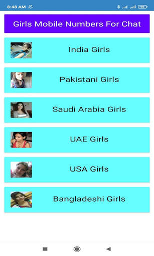 Sexy Girls Mobile Number For Chat screenshot 3