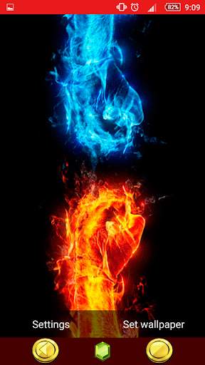 Fire And Ice Live Wallpaper screenshot 4