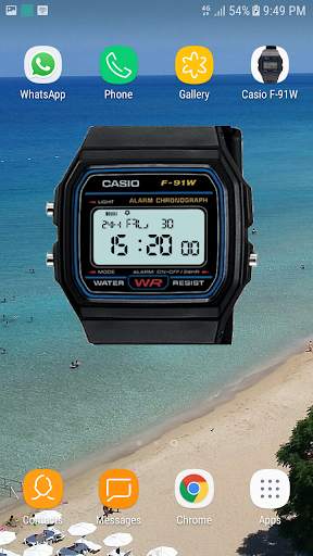 Casio F-91W Watch Widget screenshot 2