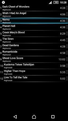 mMusic Mini Audio Player screenshot 2