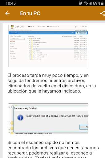 Cómo Recuperar Fotos, Vídeos y Archivos Borrados screenshot 11