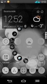 NEXT LAUNCHER THEME CirclesWHT screenshot 8
