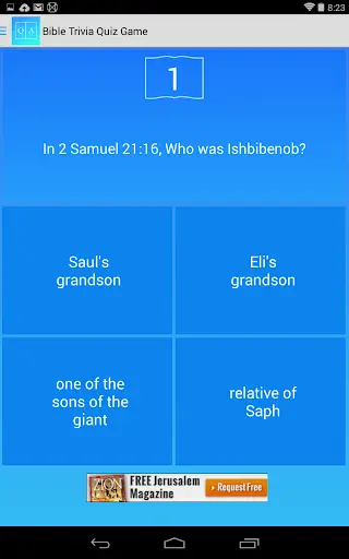 Bible Trivia Game Free screenshot 8