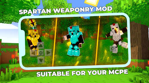 Spartan Weaponry Mod Minecraft screenshot 1