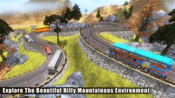Offroad Bus Simulator 2017:Tourist Coach Bus Drive screenshot 8