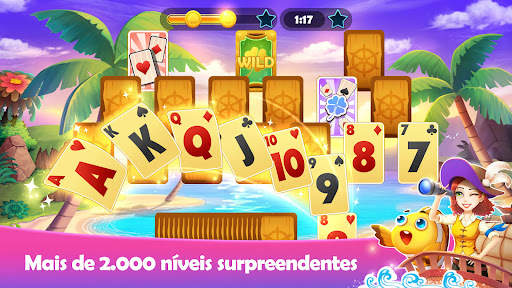 Tripeaks Solitário - cartas screenshot 1