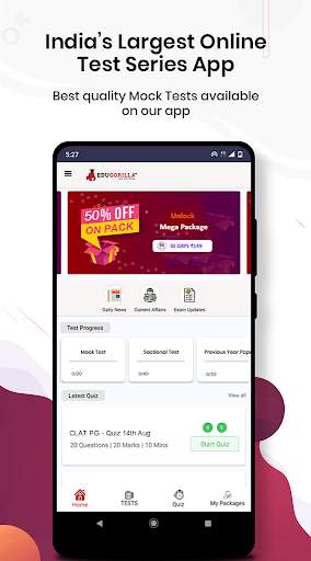 CLAT (PG) Mock Tests for Best Results screenshot 1