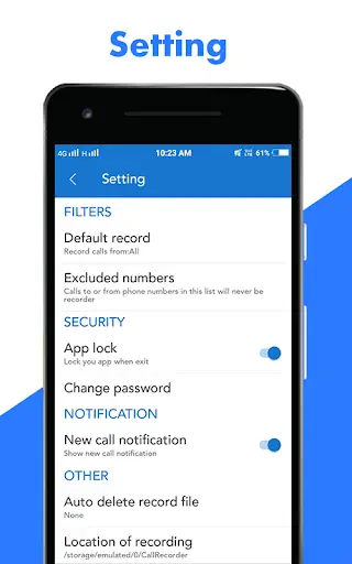 Auto Call Recorder : Hide App screenshot 7