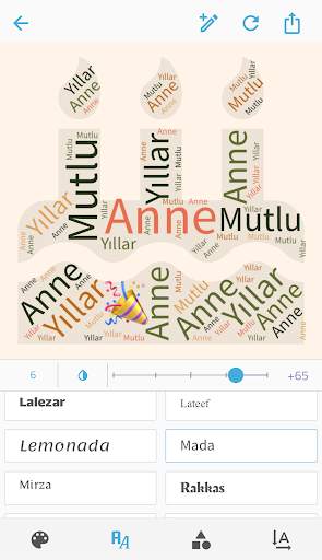 Reesha - kelime bulutu oluşturucu screenshot 3