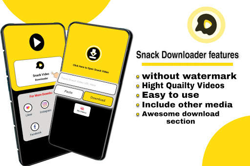 Snack Video Downloader Without WaterMark 2021 screenshot 1