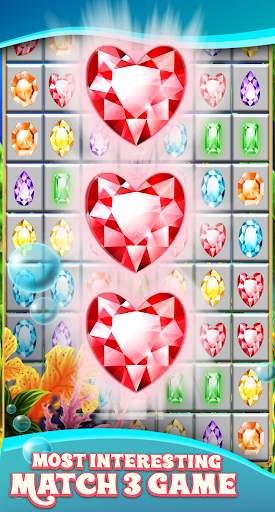 Jewels Star Atlantis Quest match 3 screenshot 6