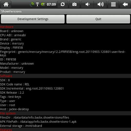 Show Versions 3.0