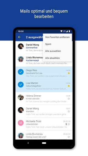 1&1 Mail screenshot 4